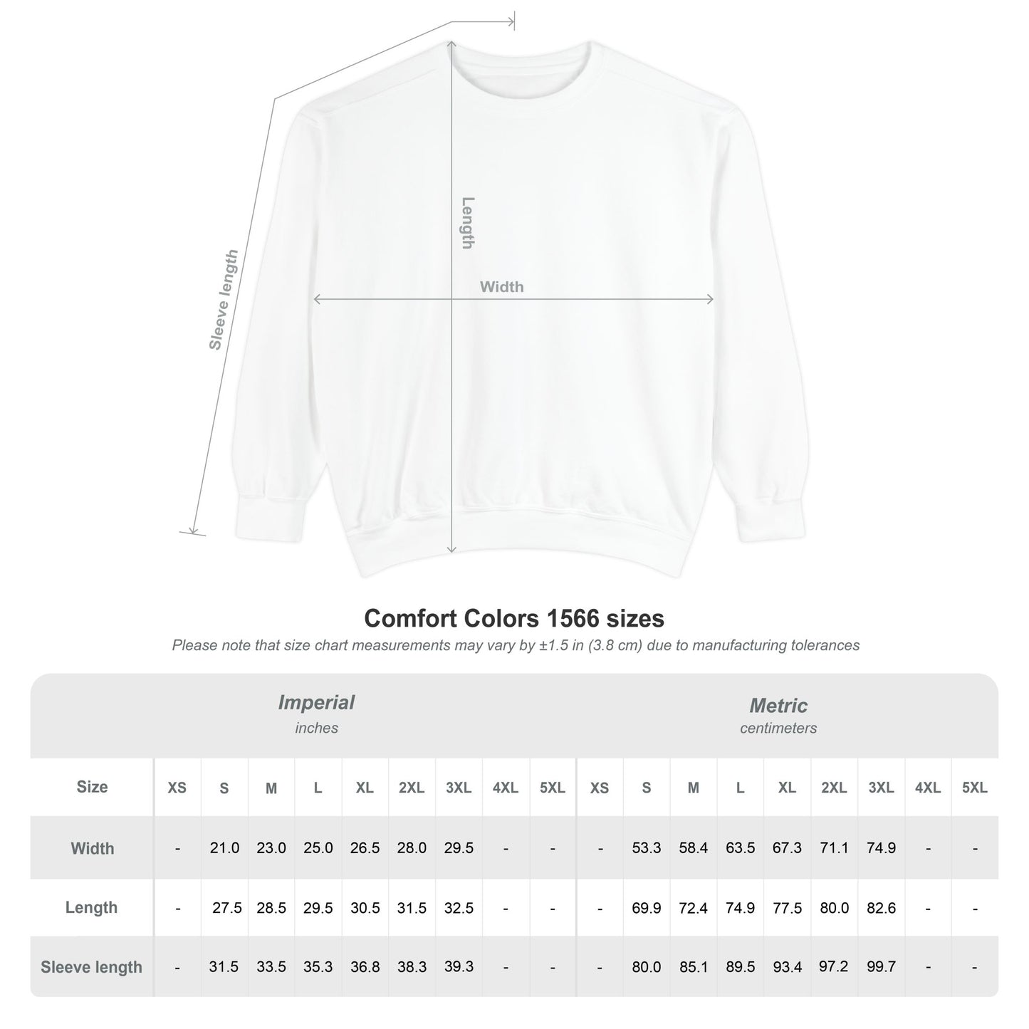 Comfort Colors Unisex Garment-Dyed Crewneck Sweatshirt