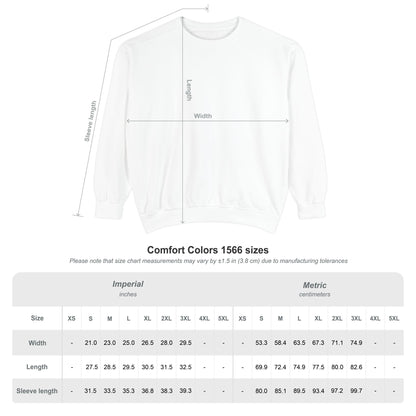 Comfort Colors Unisex Garment-Dyed Crewneck Sweatshirt